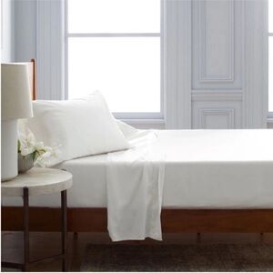 QUINCE Luxury Organic Cotton Sateen Sheet Set (flat & pc)